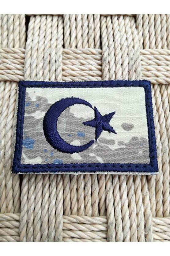 Kamuflaj Renk Ayyildiz Patch Arma Pec