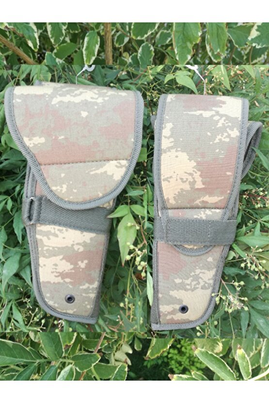Kara Kuvvettleri Eski Kamuflaj Cırtlı Kapaklı Airsoft Kılıf