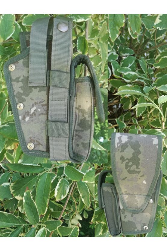 Kara Kuvvetleri Yeni Kamuflaj Renk Yedek Sarjorlu Sallama Silah Kilifi