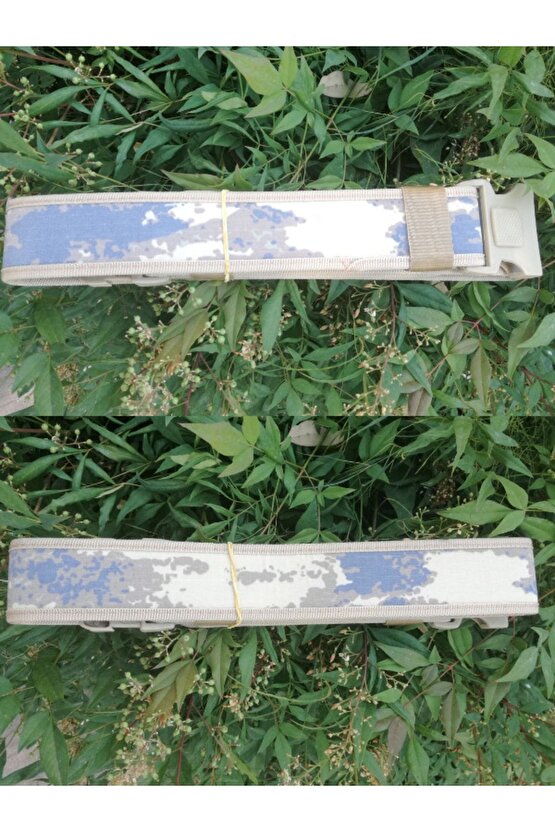 Hava Kuvvetleri Kamuflaj Renk Plastik Tokali Ayarlanabilir Kaliteli Palaska Kemer