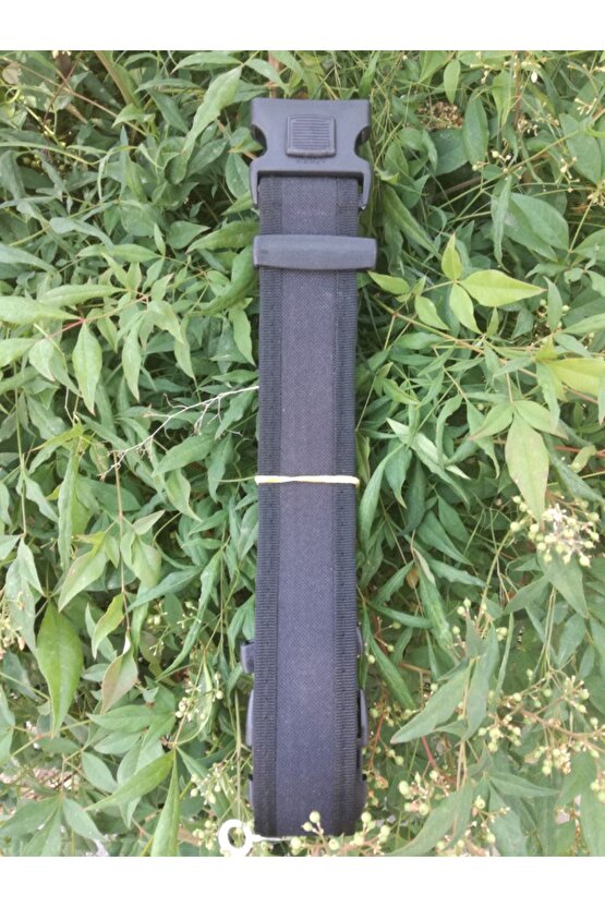 Siyah Renk Plastik Kilitli Tokali Cirtli Ayarlanabilir Kaliteli Palaska Kemer
