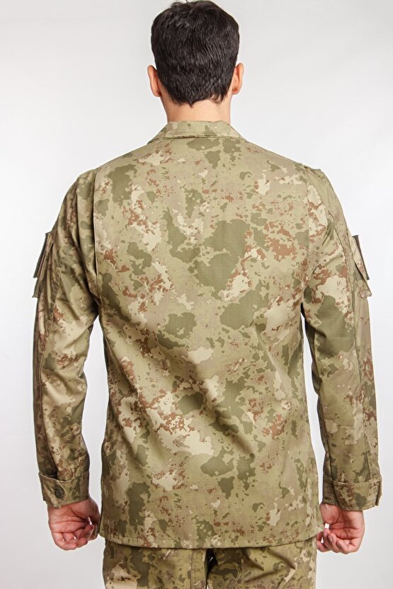 Kara Kuvvetleri Kamuflaj Renk Uzun Kollu Gomlek Long Sleeve Camouflage