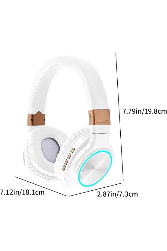 BLUETOOTH KULAKLIK SD KART VE AUX GİRİŞLİ ŞARJLI KABLOSUZ KULAKLIK MİKROFONLU FM RADYOLU SUPER BASS