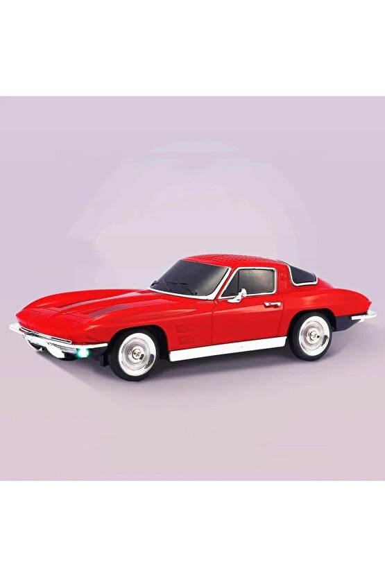 CHEVROLET NOSTALJİK ARABA BLUETOOTH SPEAKER ŞARJLI LED IŞIKLI KABLOSUZ HOPARLÖR FM SD KART USB