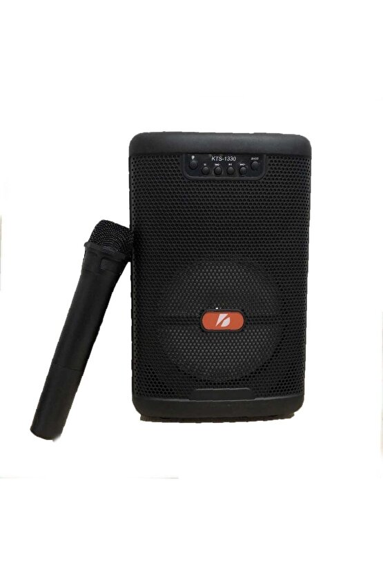 Kablosuz Mikrofonlu Taşınabilir Toplantı Hoparlörü Bluetooth Speaker