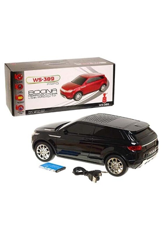 Land Rover Modeli Bluetooth Hoparlör Araba Şekli Bt Ses Kutusu Mini Stereo Tf Kart Usb Fm Radyo Aux