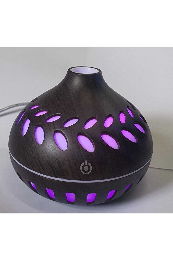 200ml Ultrasonik Oda Hava Nemlendirici Led Işıklı Buhar Makinesi Aroma Difizör