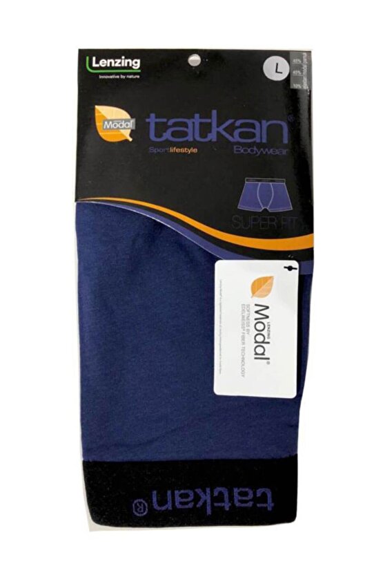 3lü Erkek Modal Likralı Boxer Büyük Beden Paçalı Don