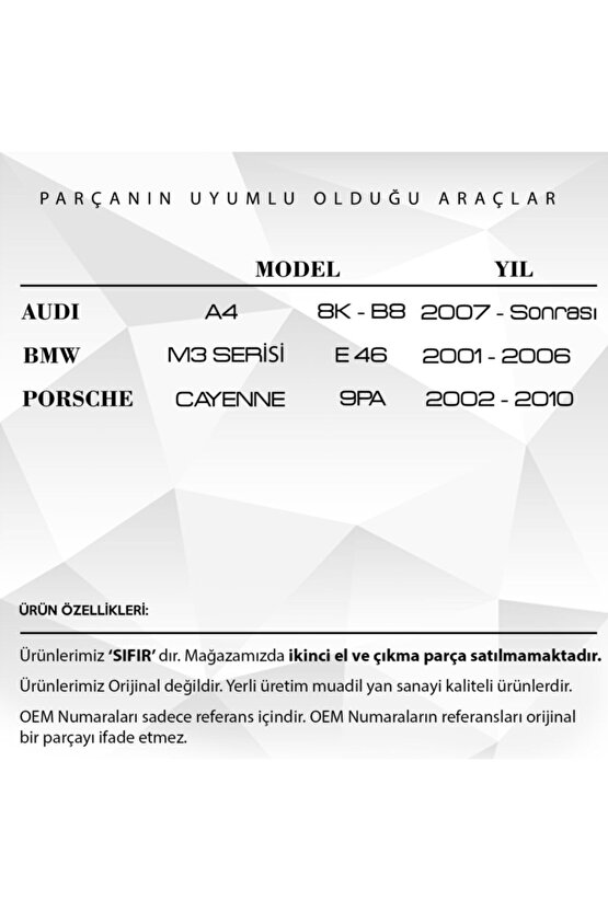 Bmw 3 Serisi E46 (coupe) Için Ayna Motor Dişlisi