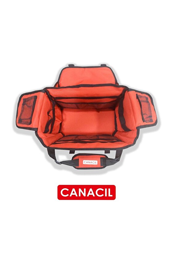 Tıbbi Malzeme Çantası - TK4401 - Kırmızı - CANACIL - Uzman Serisi