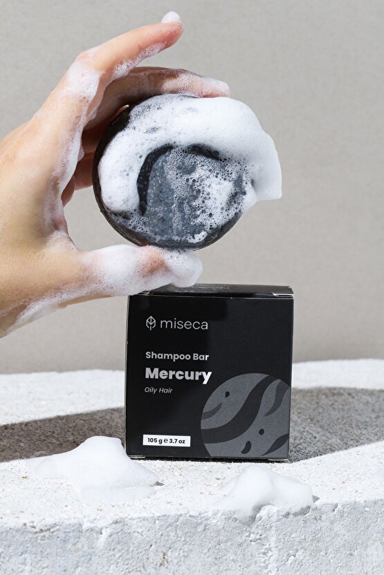 Mercury Yağlı Saçlar Dengeleyici Katı Şampuan 105 G