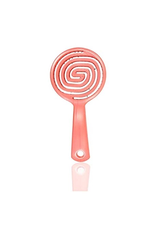 Üç Boyutlu Oval Saç Fırçası Pembe