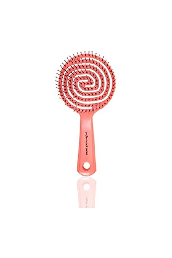 Üç Boyutlu Oval Saç Fırçası Pembe