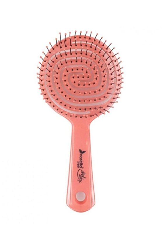 Üç Boyutlu Oval Saç Fırçası Pembe