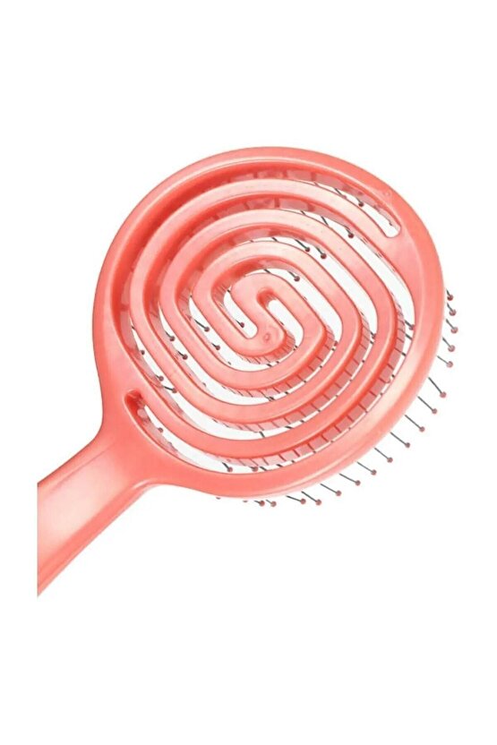 Pembe Pro Üç Boyutlu Oval Saç Fırçası