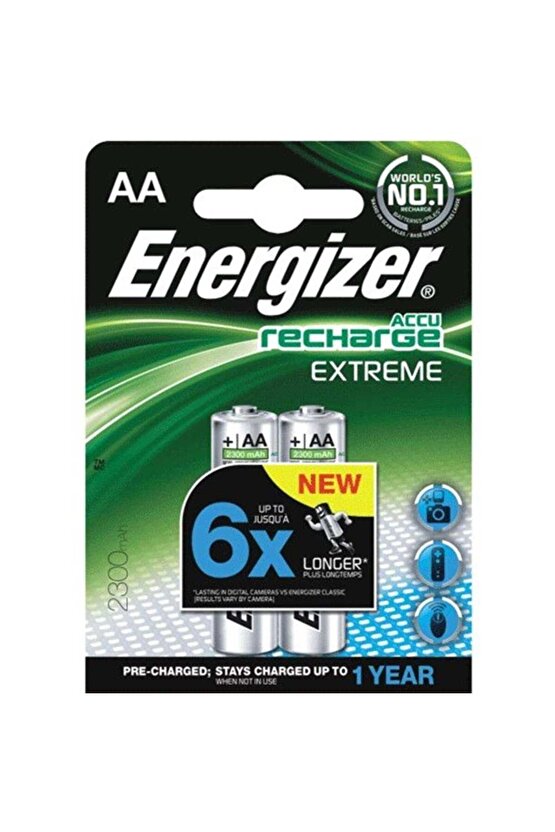 Extreme Rech Aa 2300 Mah Şarj Edilebilir Pil (2Lİ)