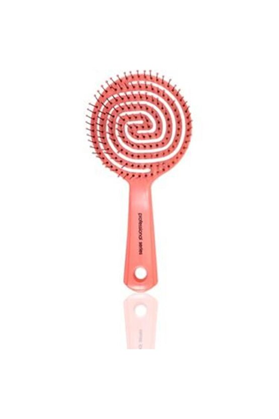 Pembe Pro Üç Boyutlu Oval Saç Fırçası 02