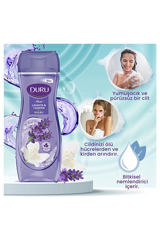 Moods Yasemin Duş Jeli 450ml,lavanta