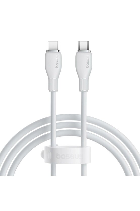 Pudding Serisi Hızlı Şarj ve Data Kablosu USBden Type-c USB-Cye 6 Amper 100W, 1,2m