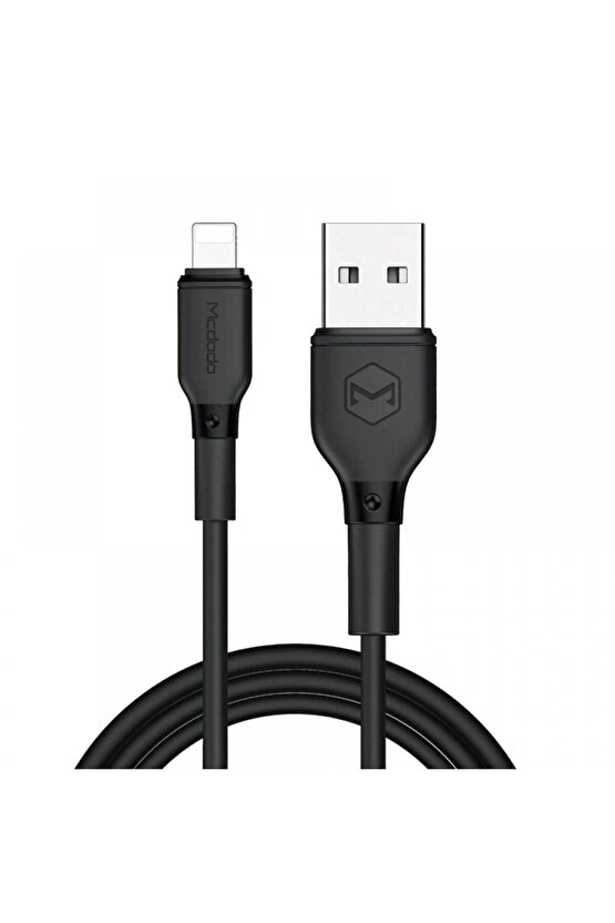 Ca-7271 Lightning Usb Hızlı Şarj Ve Data Kablosu 3a 1.2mt Siyah