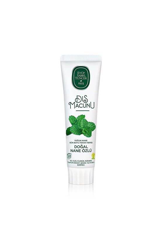 Doğal Nane Özlü Diş Macunu 90 ml