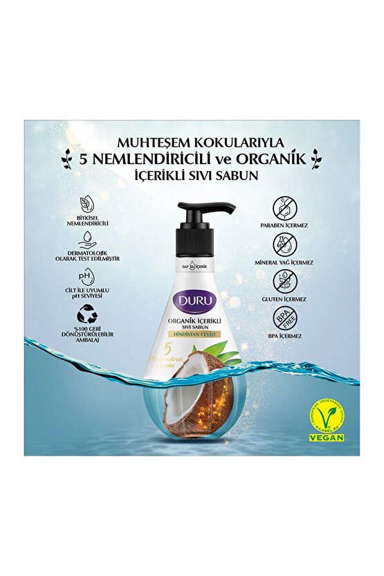 Organik Içerikli Cevizli Sıvı Sabun 500ml,hindistan