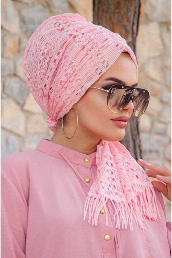Pudra Dantel Tokalı Bone