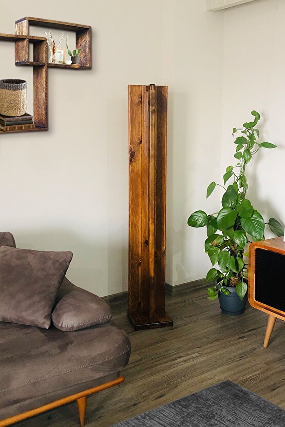 Ahşap Led Aydınlatma Lambader 150cm