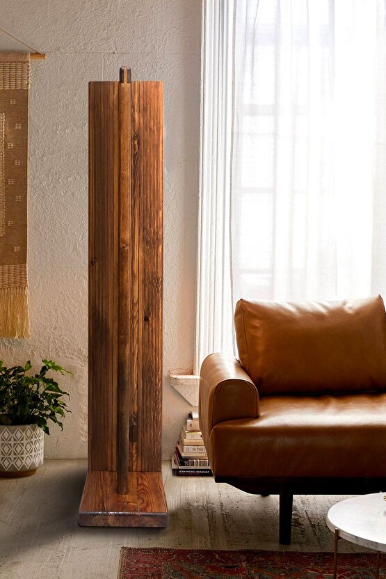 Ahşap Led Aydınlatma Lambader 150cm