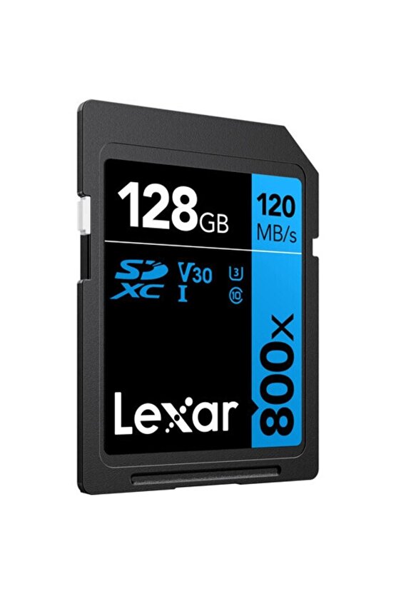 128gb 800x Sdxc U3 V30 C10 4k Uhd 120mbs Uhs-ı Hafiza Karti (blue Serıes )