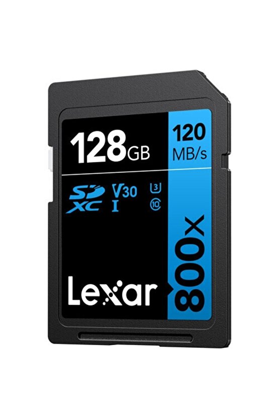 128gb 800x Sdxc U3 V30 C10 4k Uhd 120mbs Uhs-ı Hafiza Karti (blue Serıes )