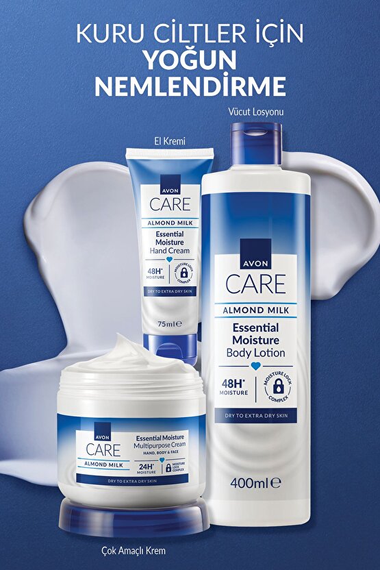 Care Gliserin ve Badem Sütü içeren Yoğun Nemlendirici El Kremi 75 Ml.