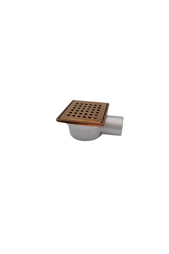 11x11 Cm Bronz Renkli Paslanmaz Çerçeve Paslanmaz Izgara Yer Süzgeci