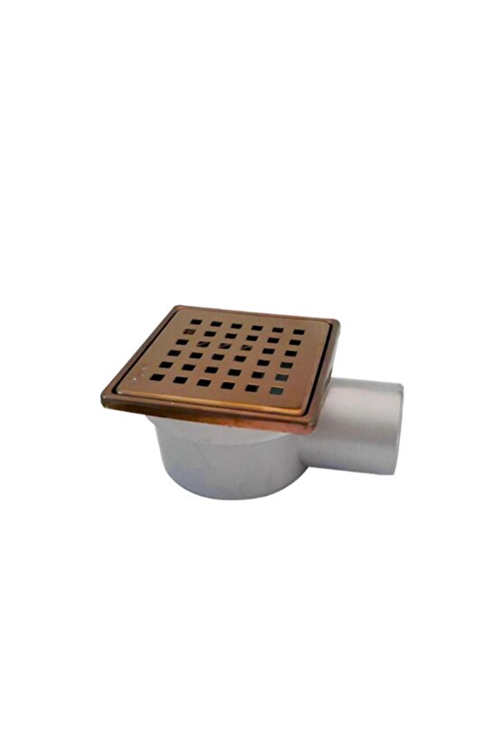 11x11 Cm Bronz Renkli Paslanmaz Çerçeve Paslanmaz Izgara Yer Süzgeci