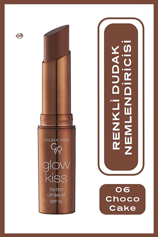 Glow Kiss Tinted Lip Balm No: 06 Choco Cake - Renkli Dudak Nemlendirici