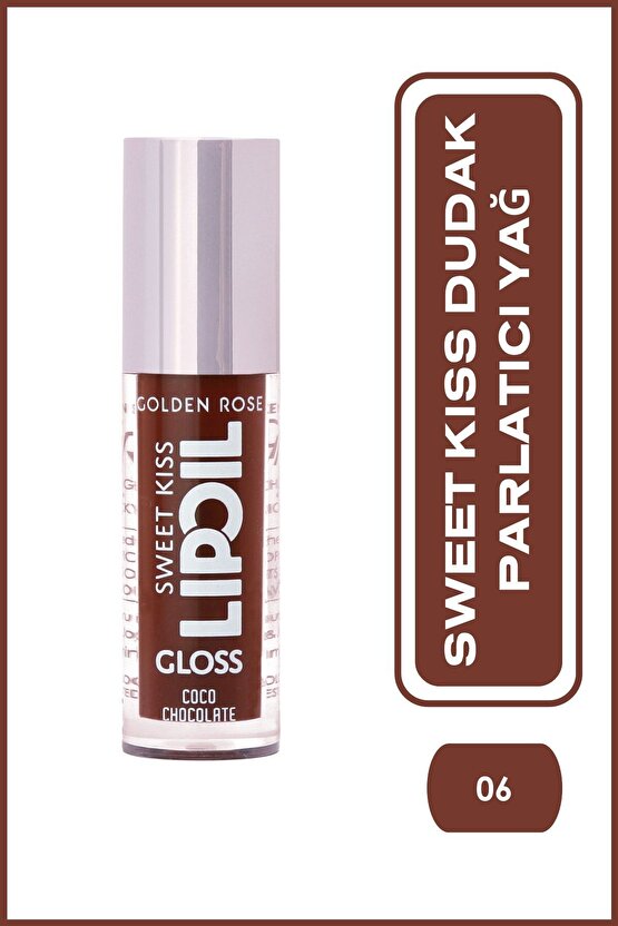 Sweet Kiss Lip Oil Gloss No:06 - Dudak Parlatıcı Yağ