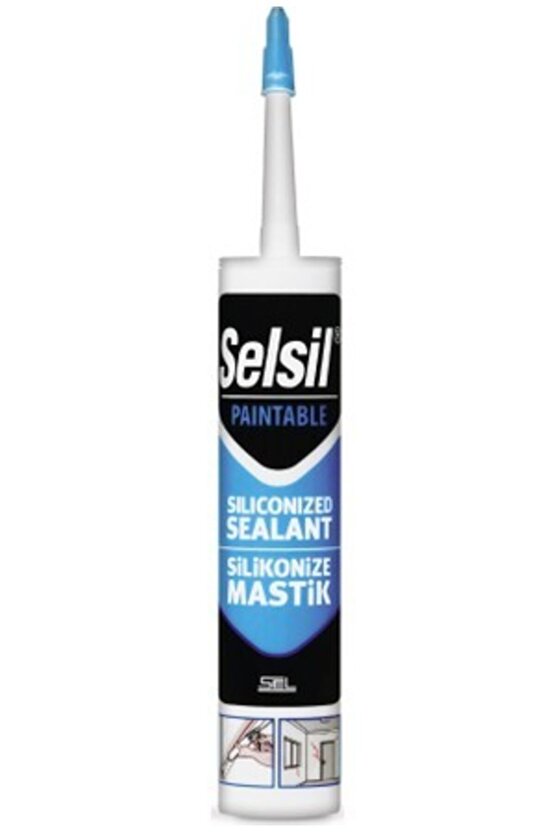 Silikonize Mastik Beyaz
