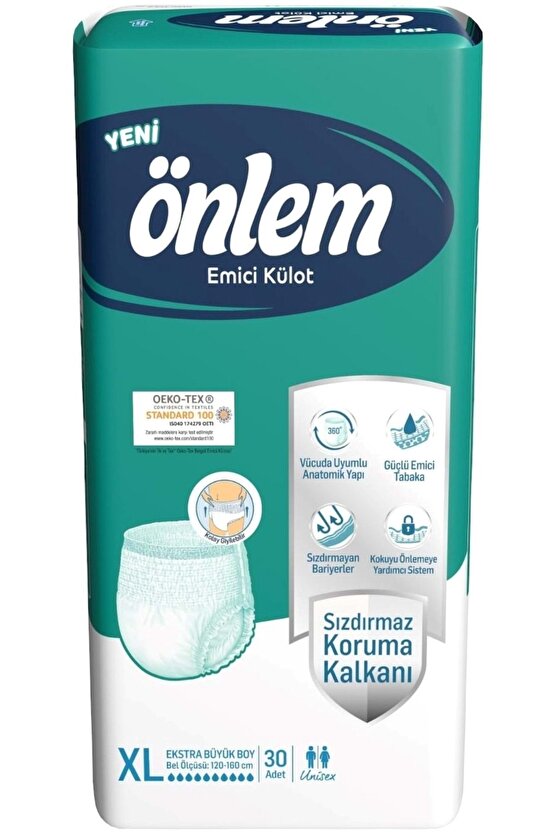 Emici Külot Hasta Bezi Xl Extra Large Büyük (120 ADET)