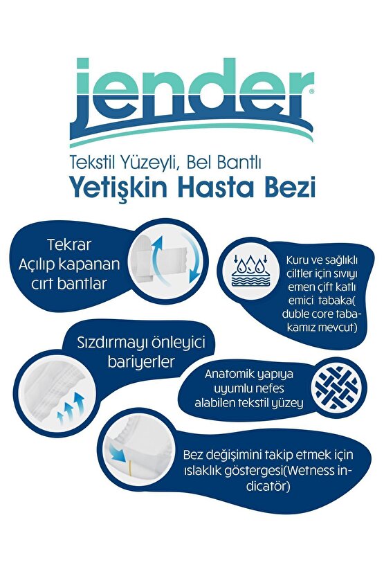 Bel Bantlı M 30lu 4 Paket 120 Adet