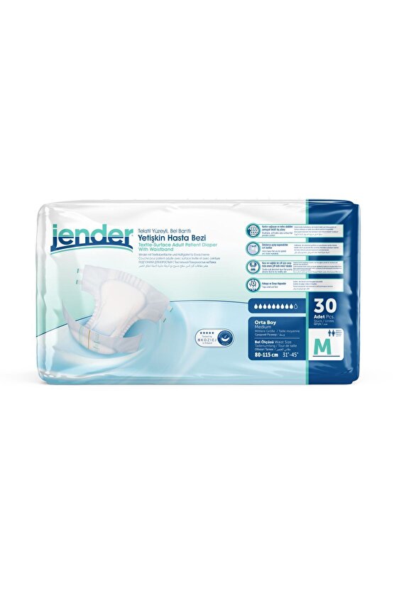 Bel Bantlı M 30lu 4 Paket 120 Adet