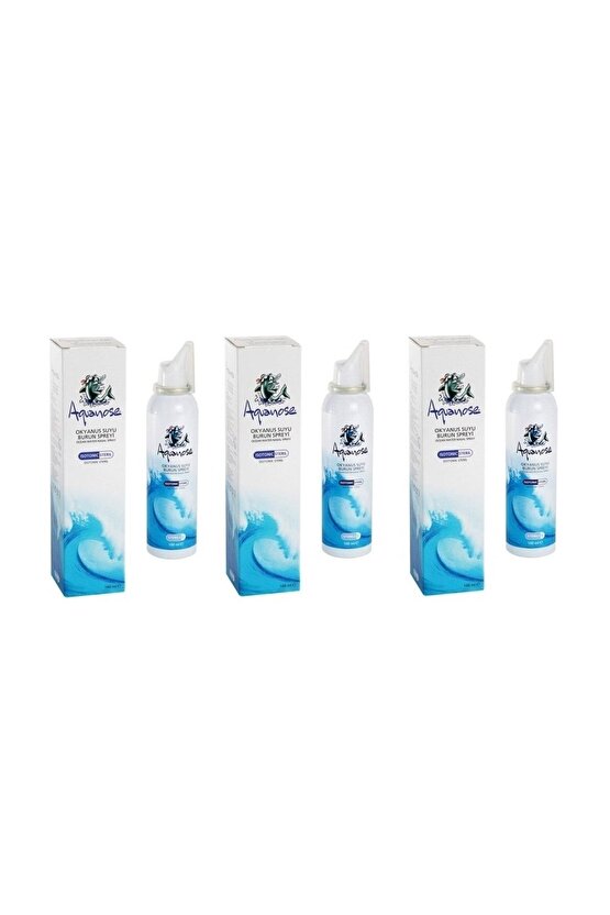 Okyanus Suyu Burun Spreyi 100 Ml 3lü Paket