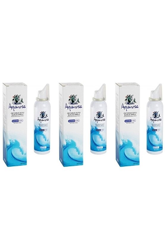 Okyanus Suyu Burun Spreyi 100 Ml 3lü Paket