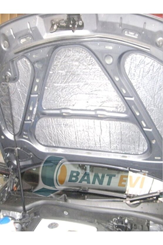 Kaput Altı Yalıtım 120x100cm 9mm Folyolu Yapışkanlı Karavan Oto Ses Ve Isı Yalıtım Malzemesi