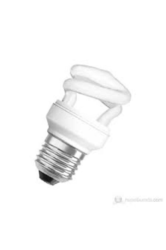 8W= 38W Mini Kıvrık Sprel Tasarruflu Ampule27 DuySarı Işık-2700K400 Lumen