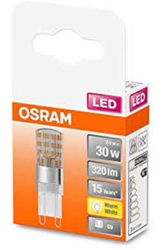 2,6w=30w G9 Duy Kapsül Led Ampul2700k-sarı Işık320lumen