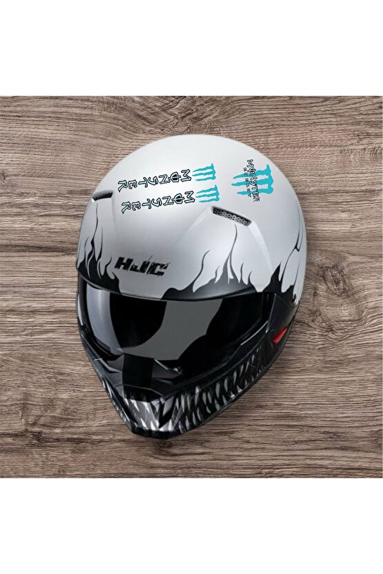 Motorsiklet Sticker Kask Sticker
