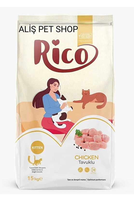 Tavuklu Yavru Kedi Maması 15 Kg