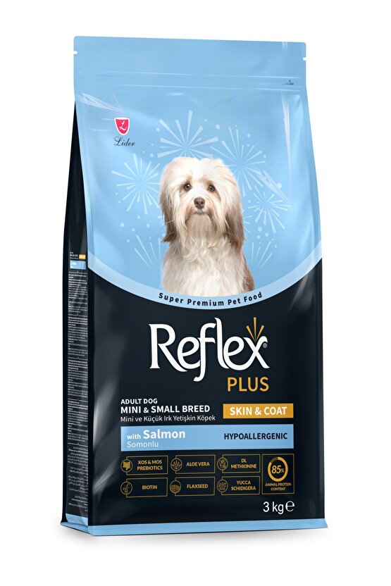 Plus Skin&Coat Somonlu Mini ve Küçük Irk Yetişkin Köpek Maması 3 Kg