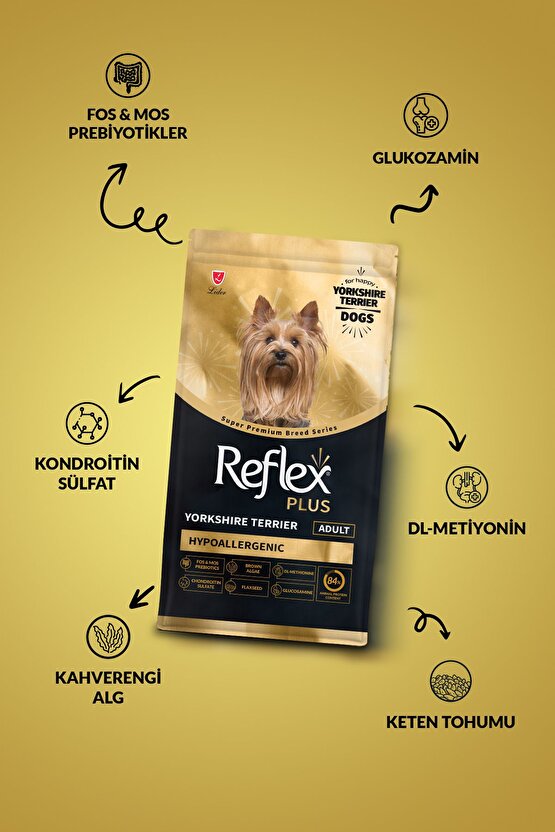 Elite Reflex Plus Yorkshire Terrier Yetişkin Köpek Maması 2kg