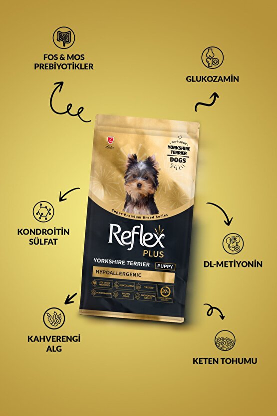 Elite Reflex Plus Yorkshire Terrier Yavru Köpek Maması 1,5kg
